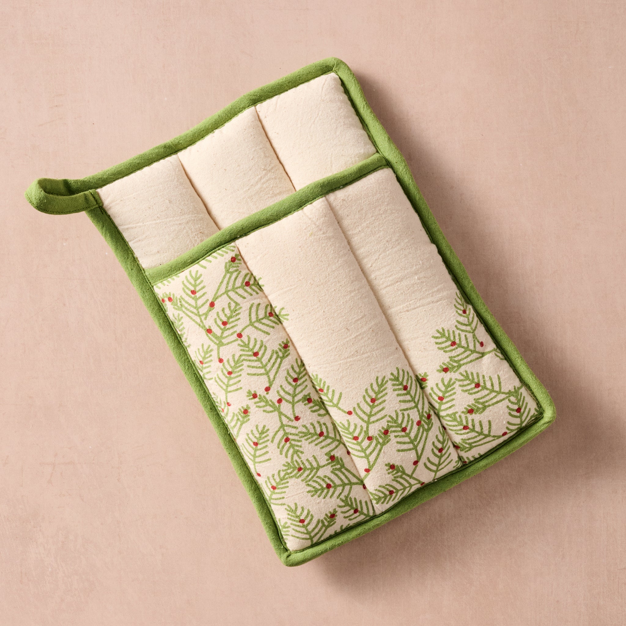 Sardee Holly Cotton Potholder - Image 3