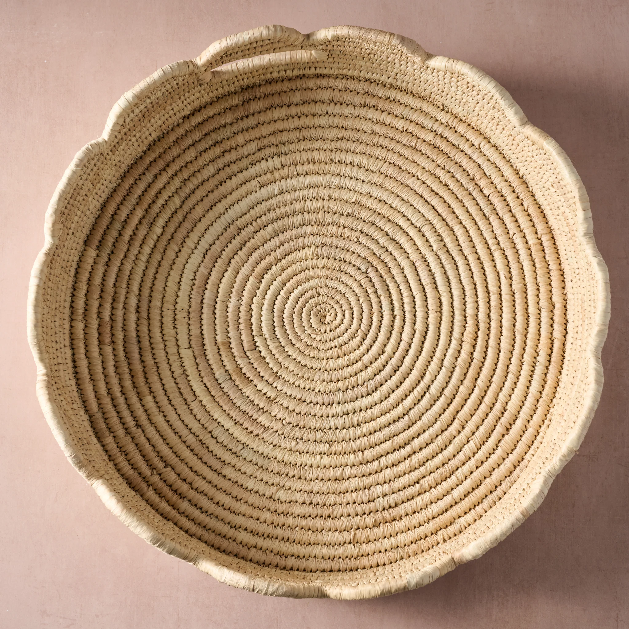 Seba Scalloped Palm Leaf Tray - Image 3