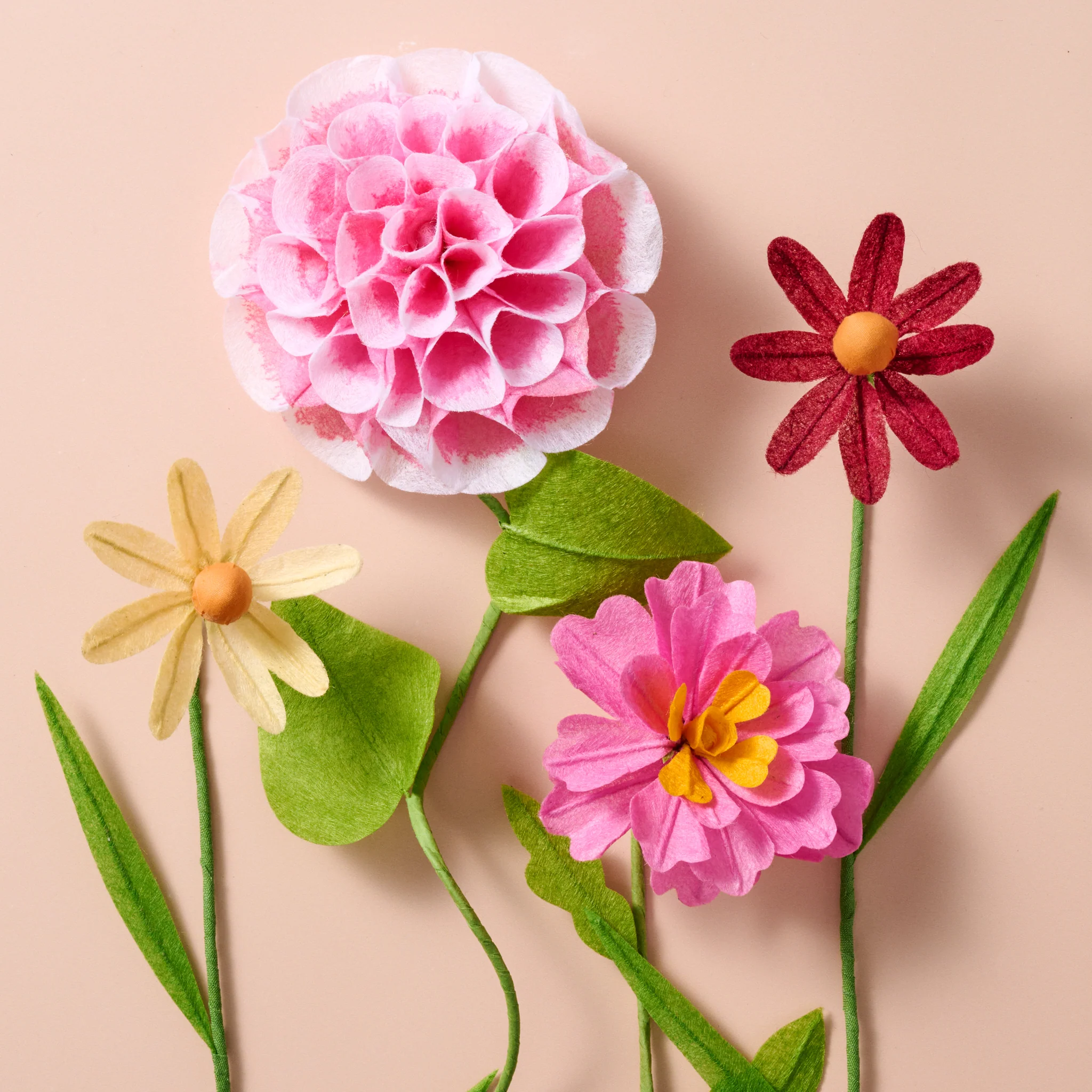 Silk Paper Cosmo Flower - Pink - Image 2