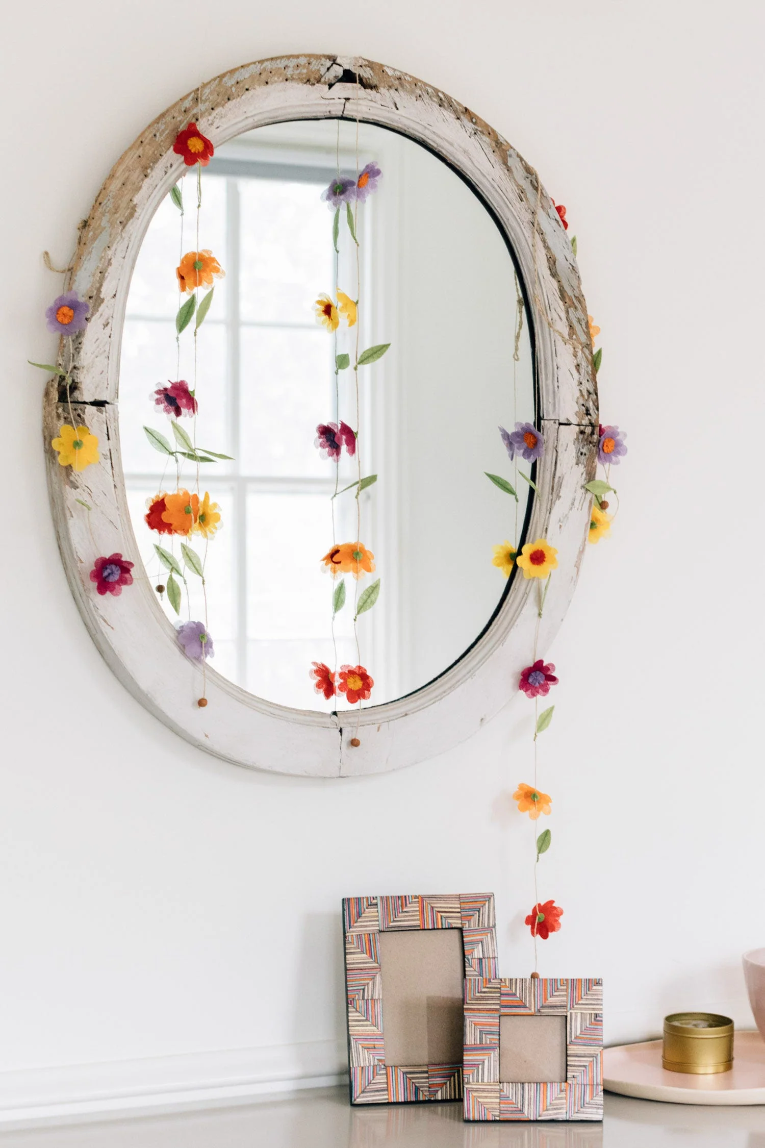 Silk Paper Flower Valance - Image 3