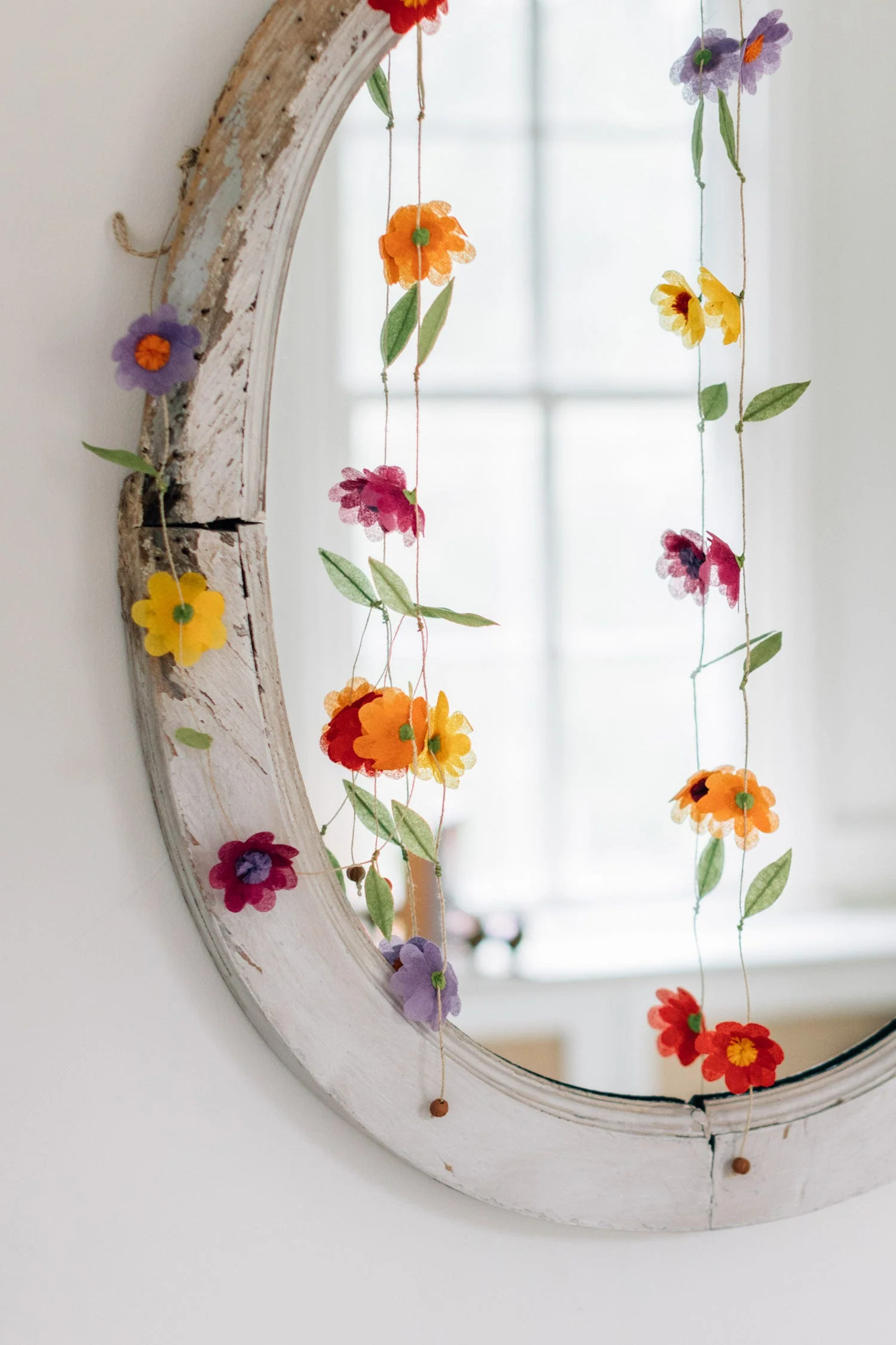 Silk Paper Flower Valance - Image 4