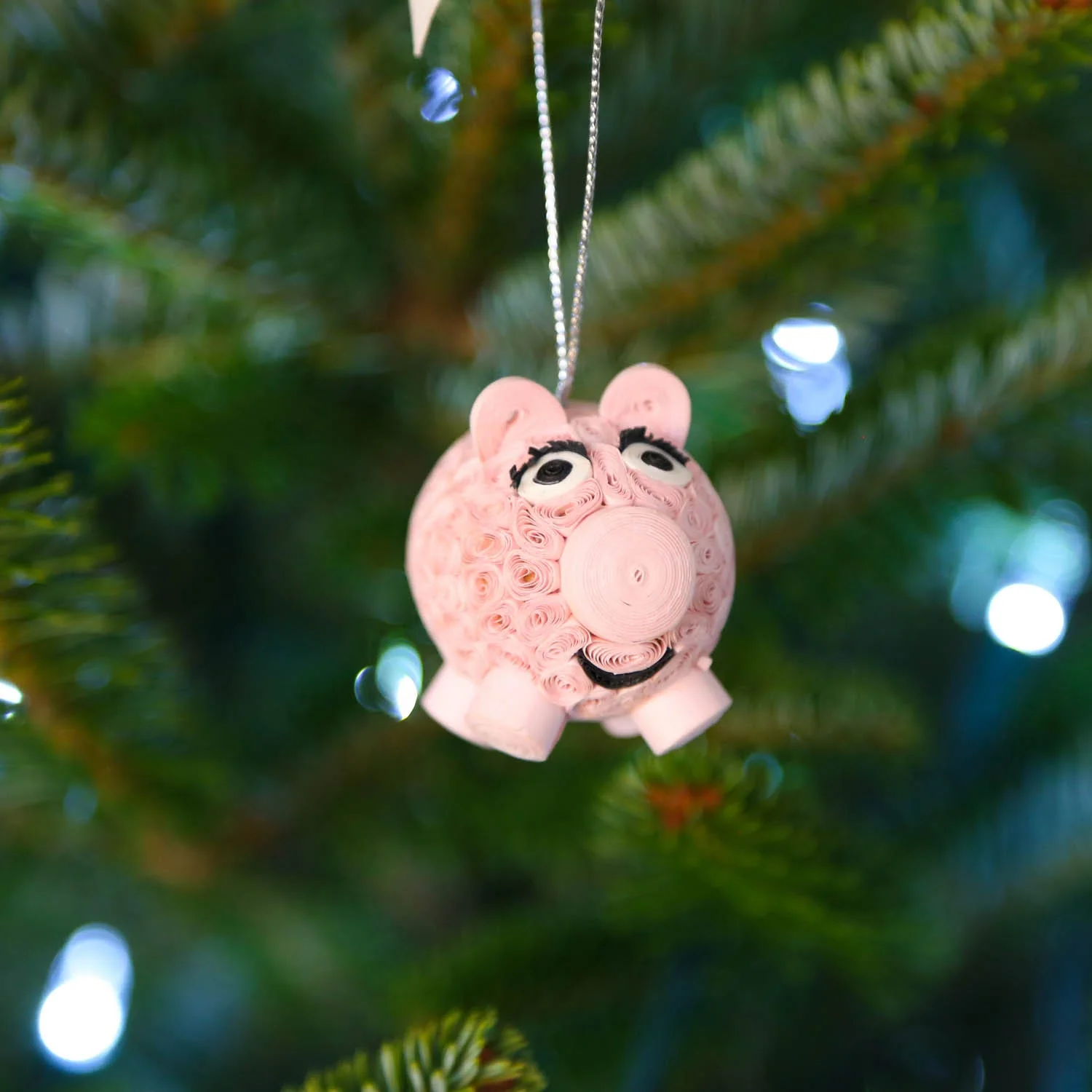 Smiling Pig Ornament - Image 3