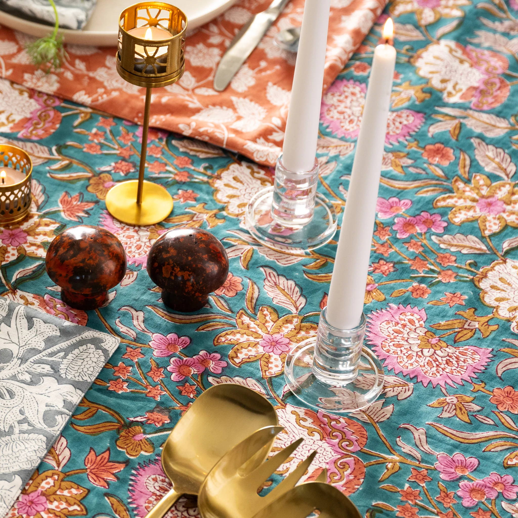 Stabaka Blockprint Tablecloth - Image 2