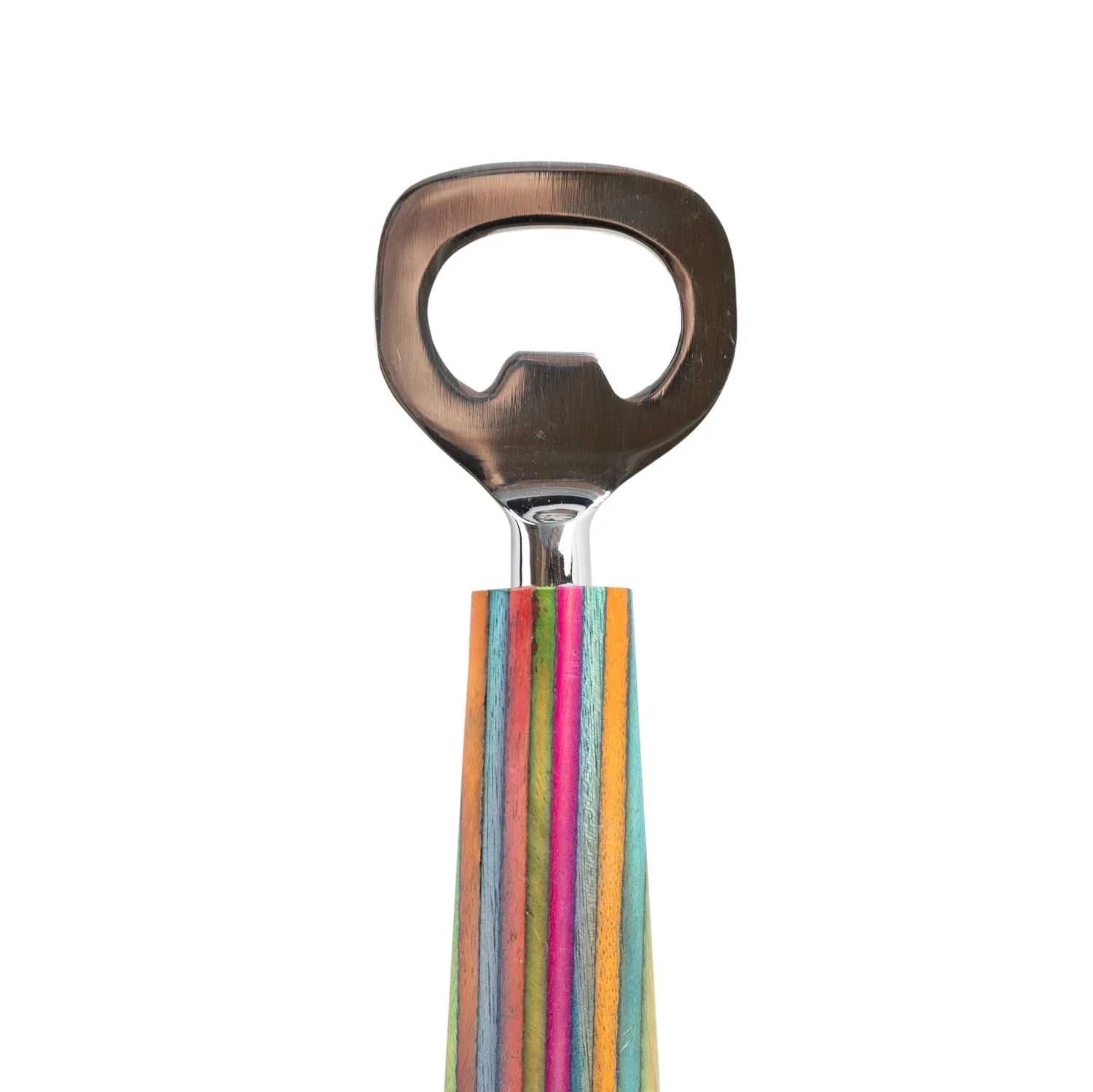 Striped Wood Bottle Opener - Image 3