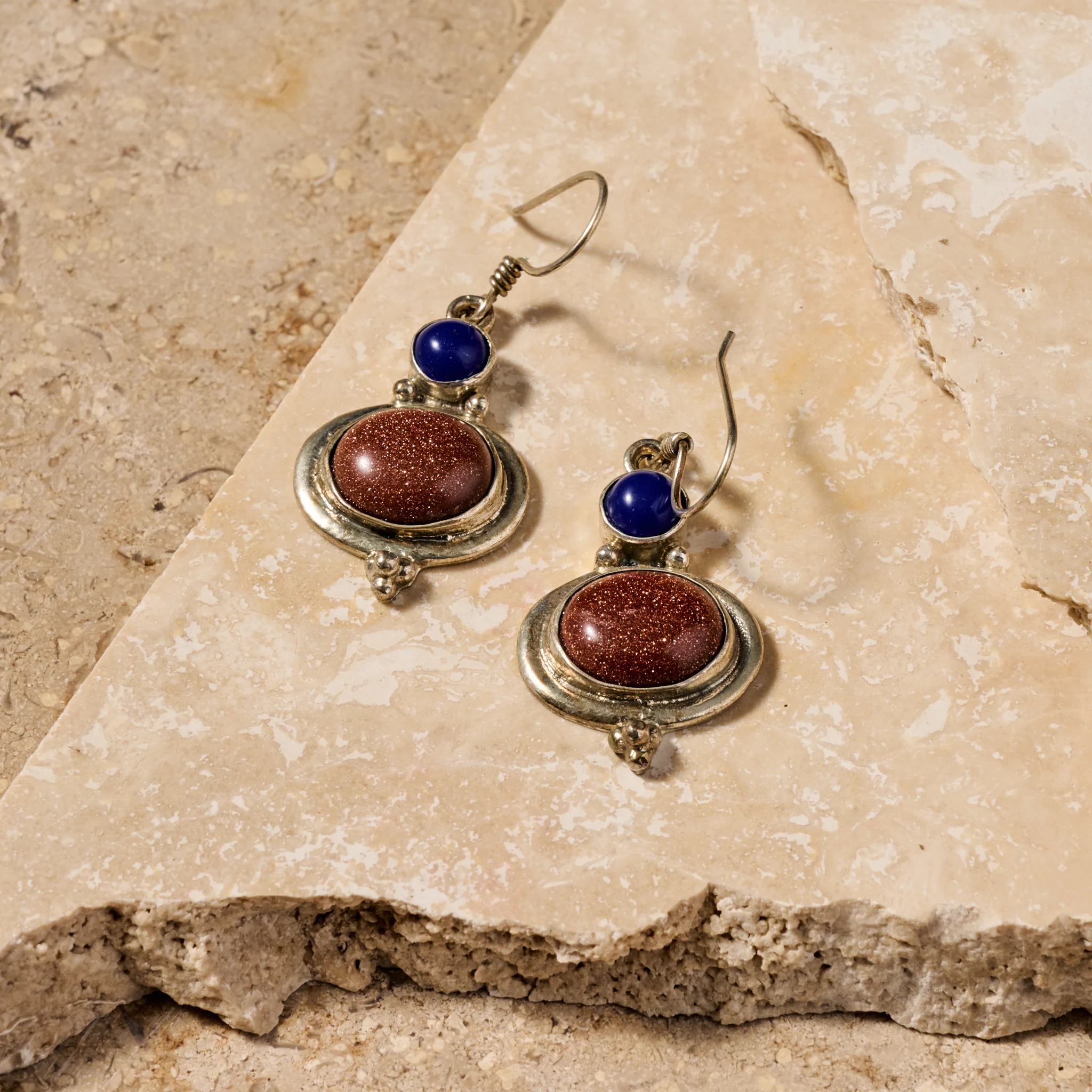 Styacka Mixed Stone Dangle Earrings - Image 3