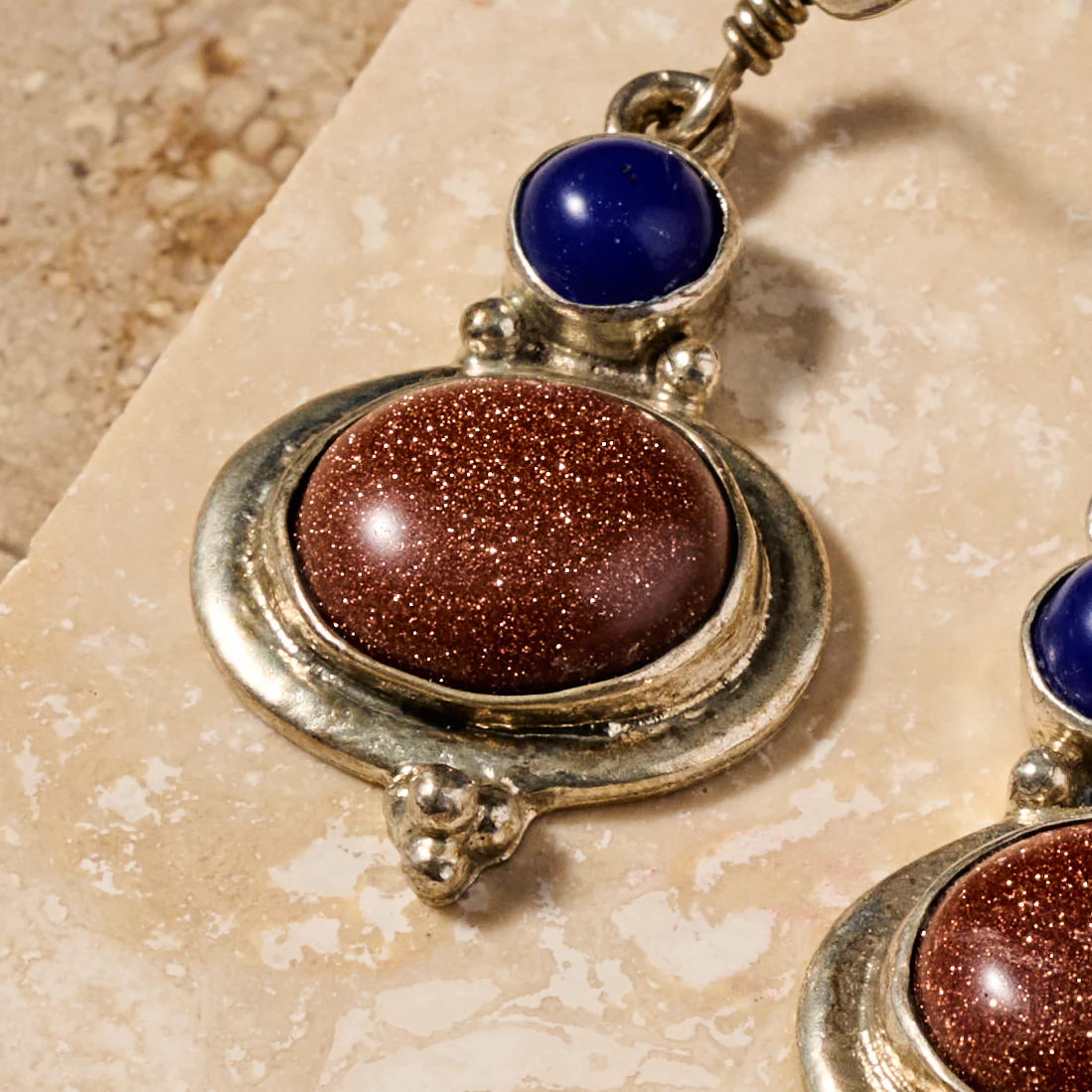 Styacka Mixed Stone Dangle Earrings - Image 4