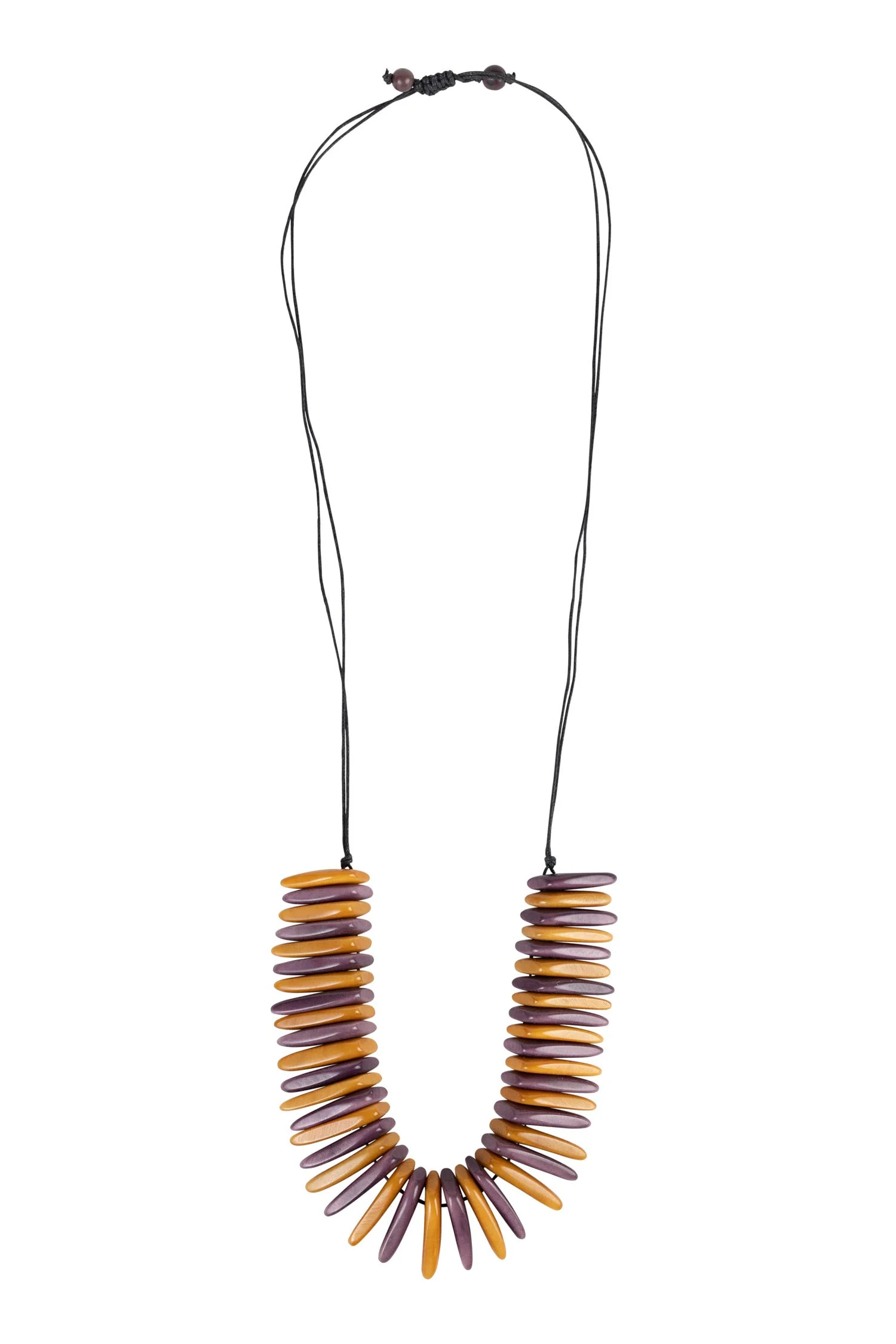 Tagua Slice Bib Necklace - Image 6