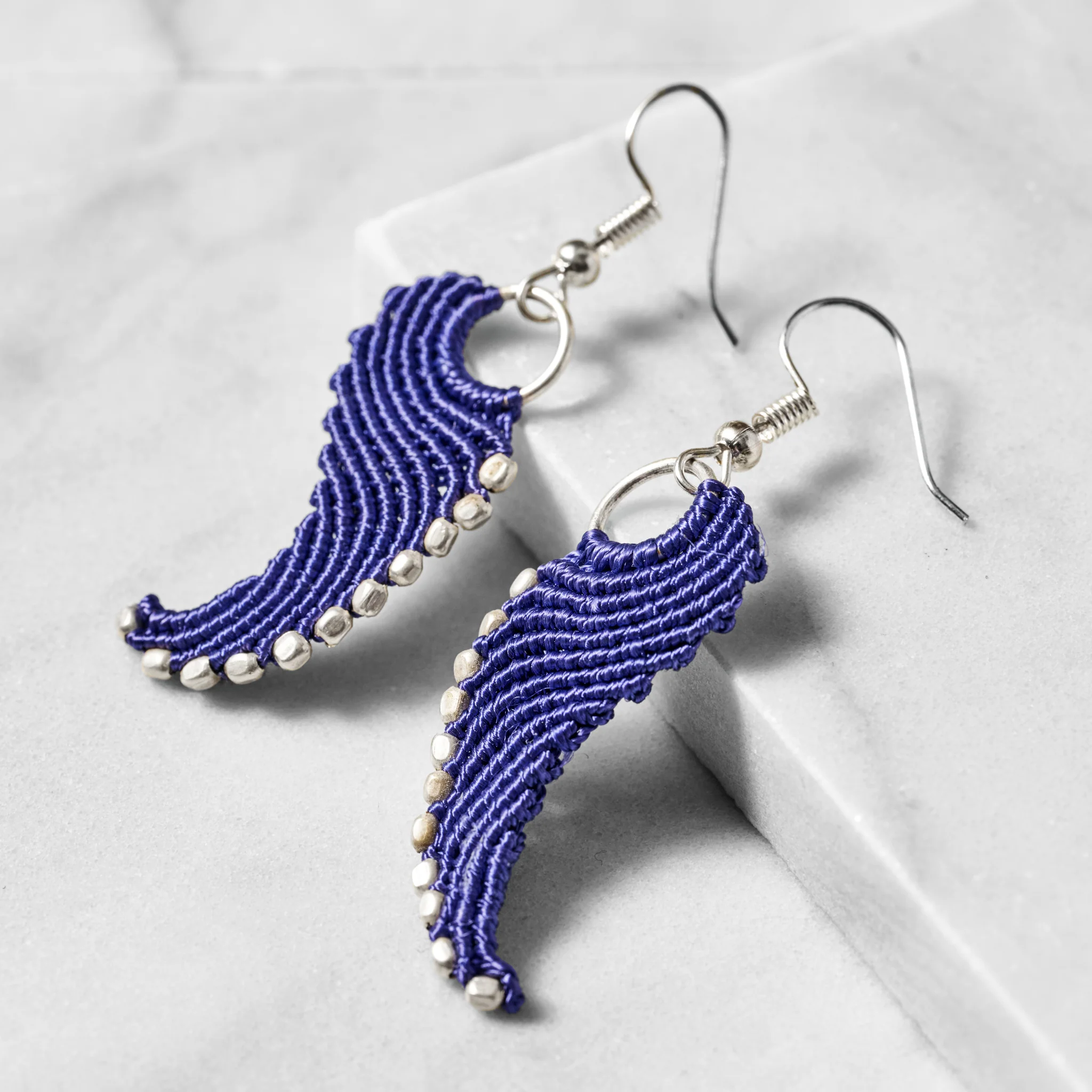 Take Flight Macrame Earrings - Image 3