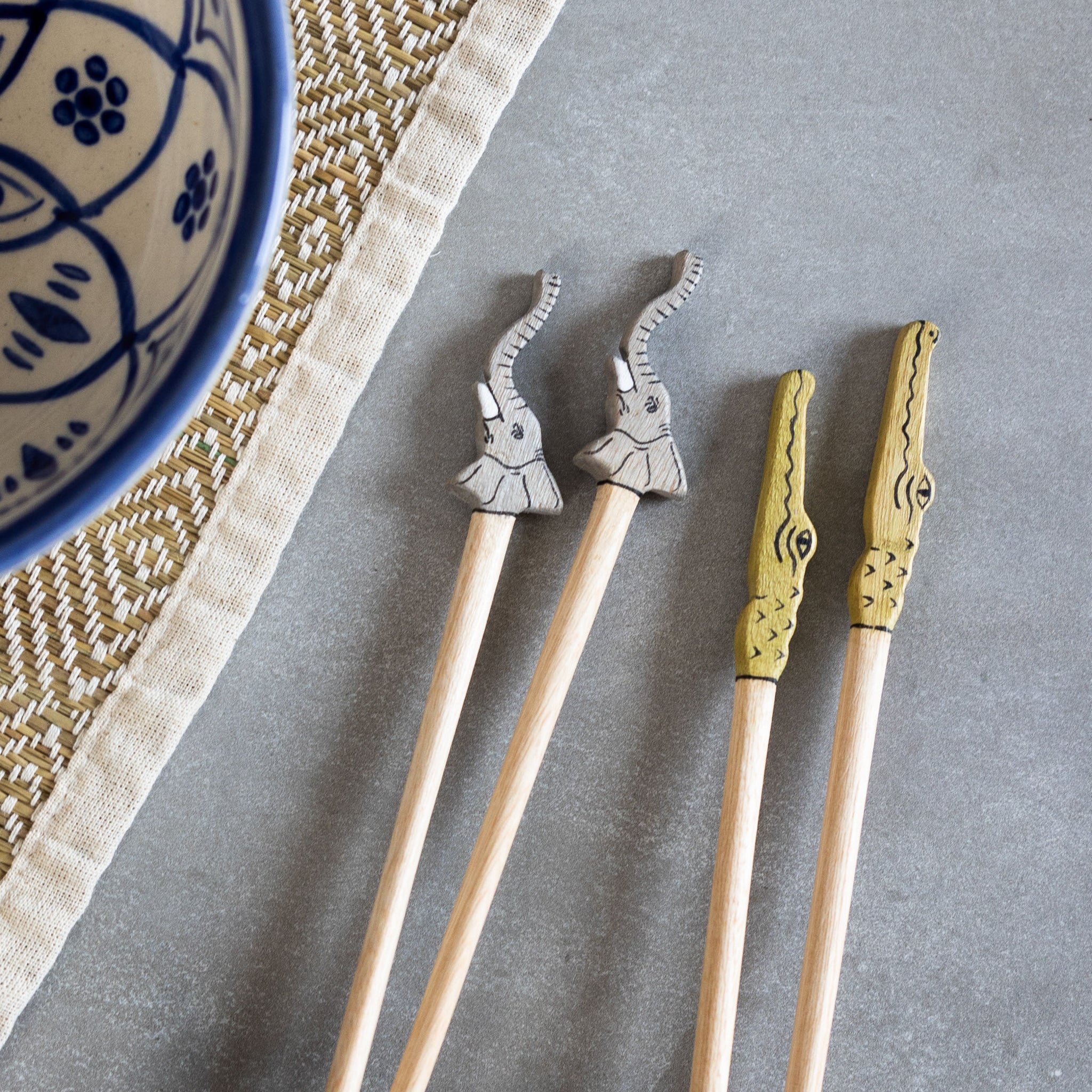 Tembo Elephant Chopstick Set - Image 4