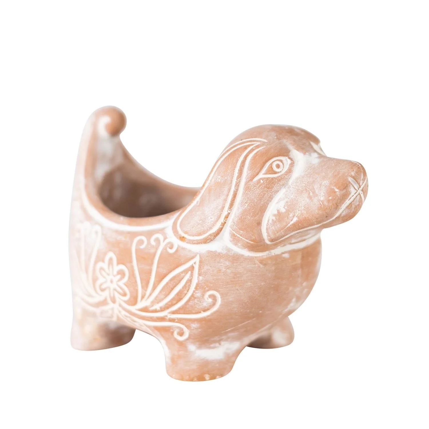 Terracotta Dog Planter - Image 3