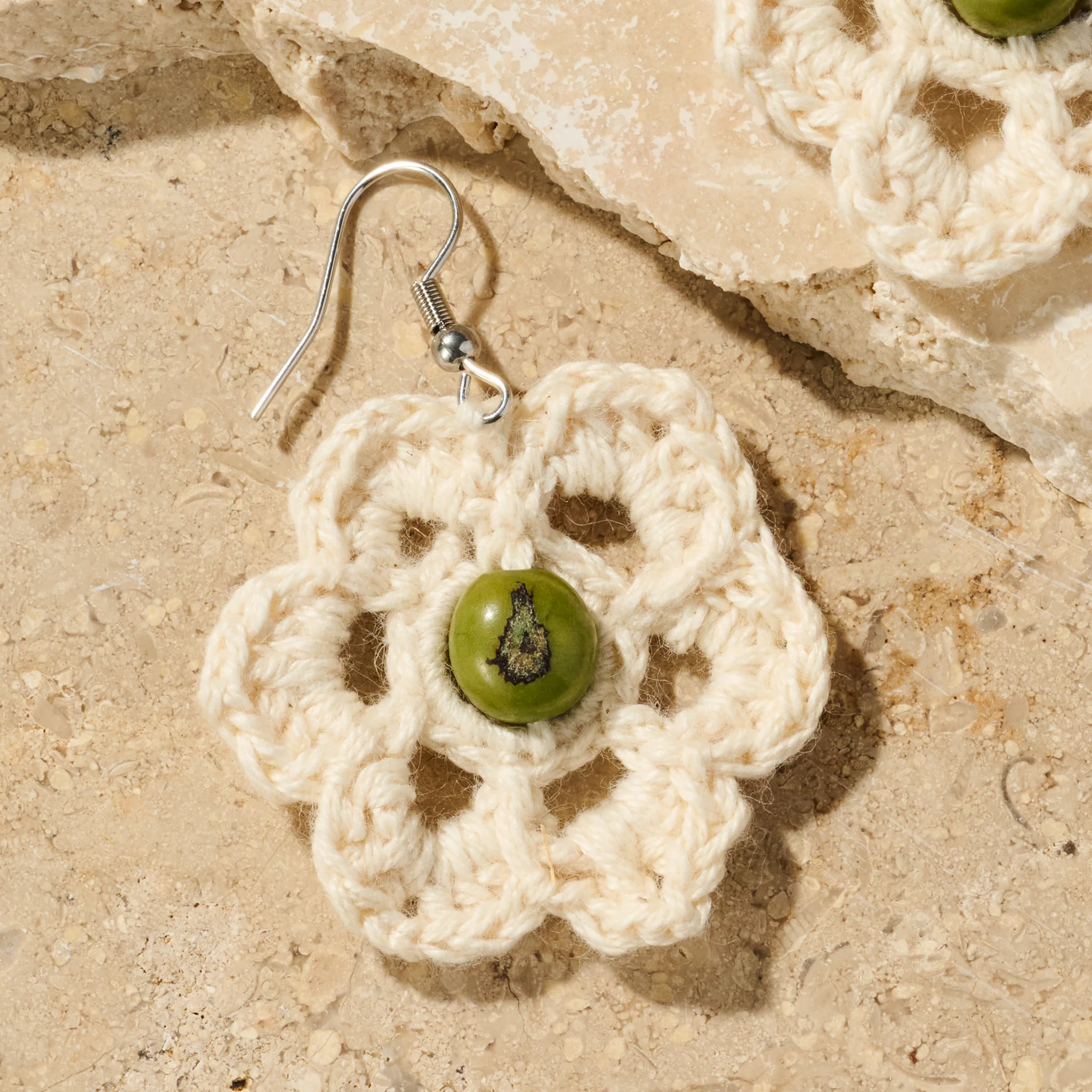 Tipay Cotton Thread Earrings - Image 2