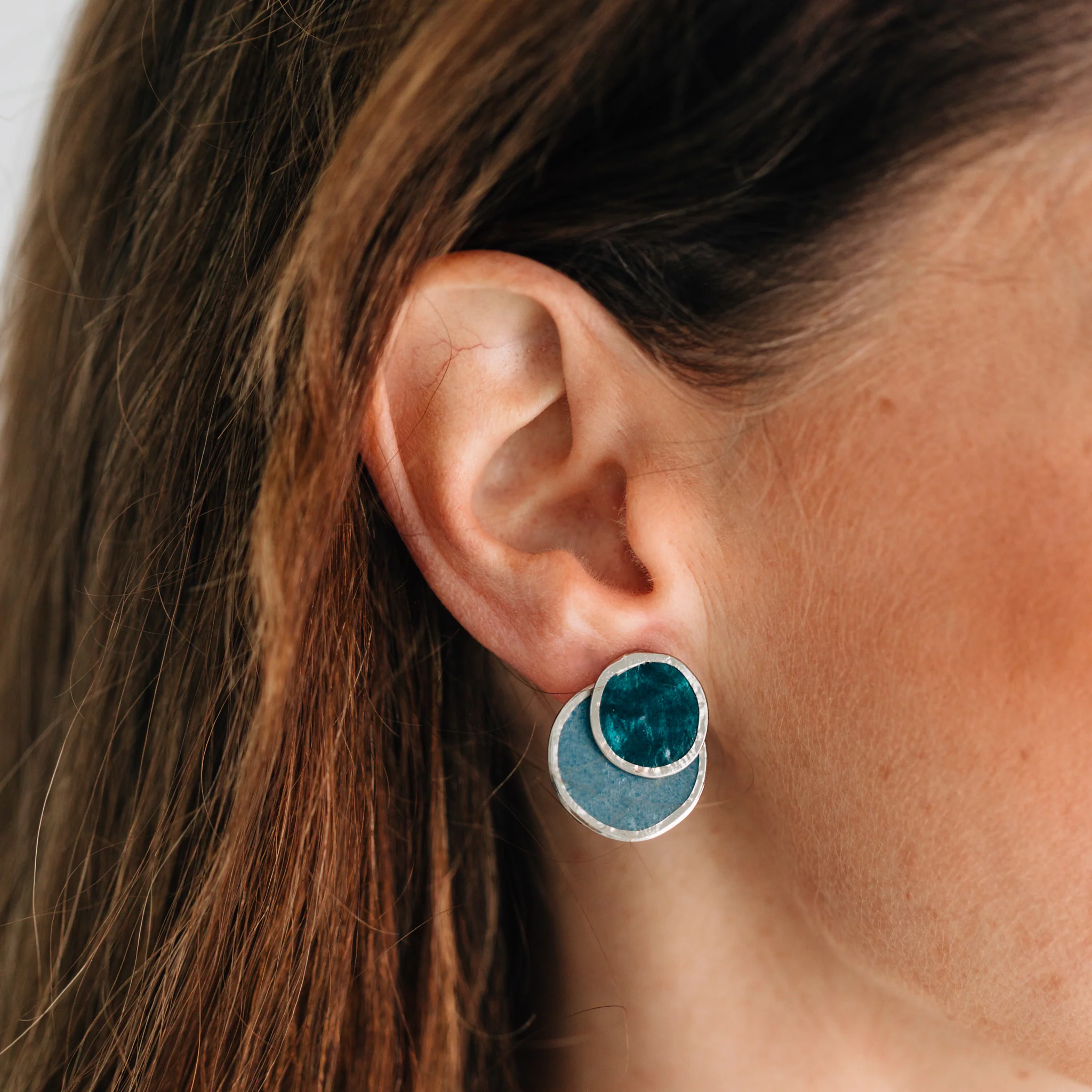 Triple Convertible Capiz Earrings - Image 4