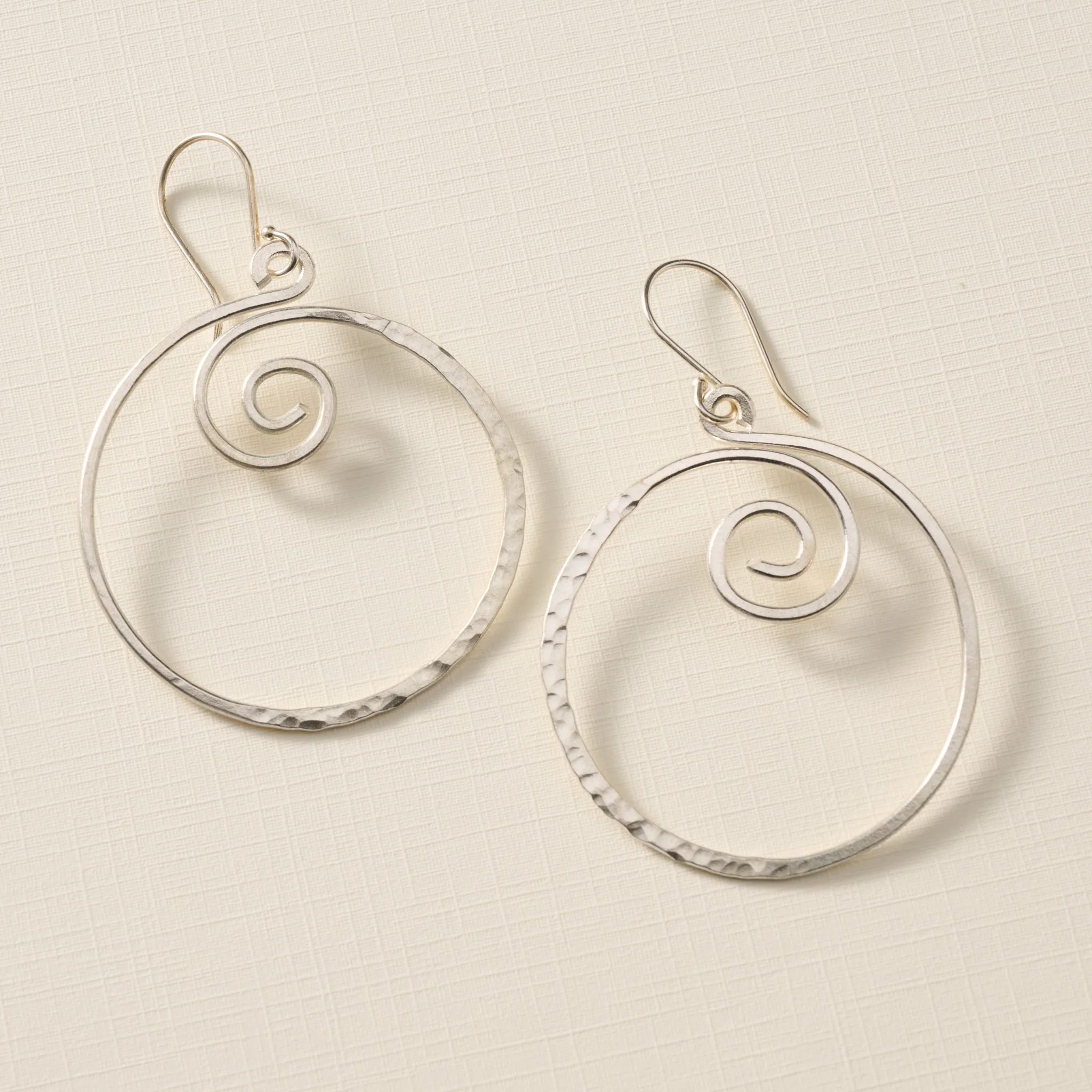 Twil Brass Drop Earrings - Image 3