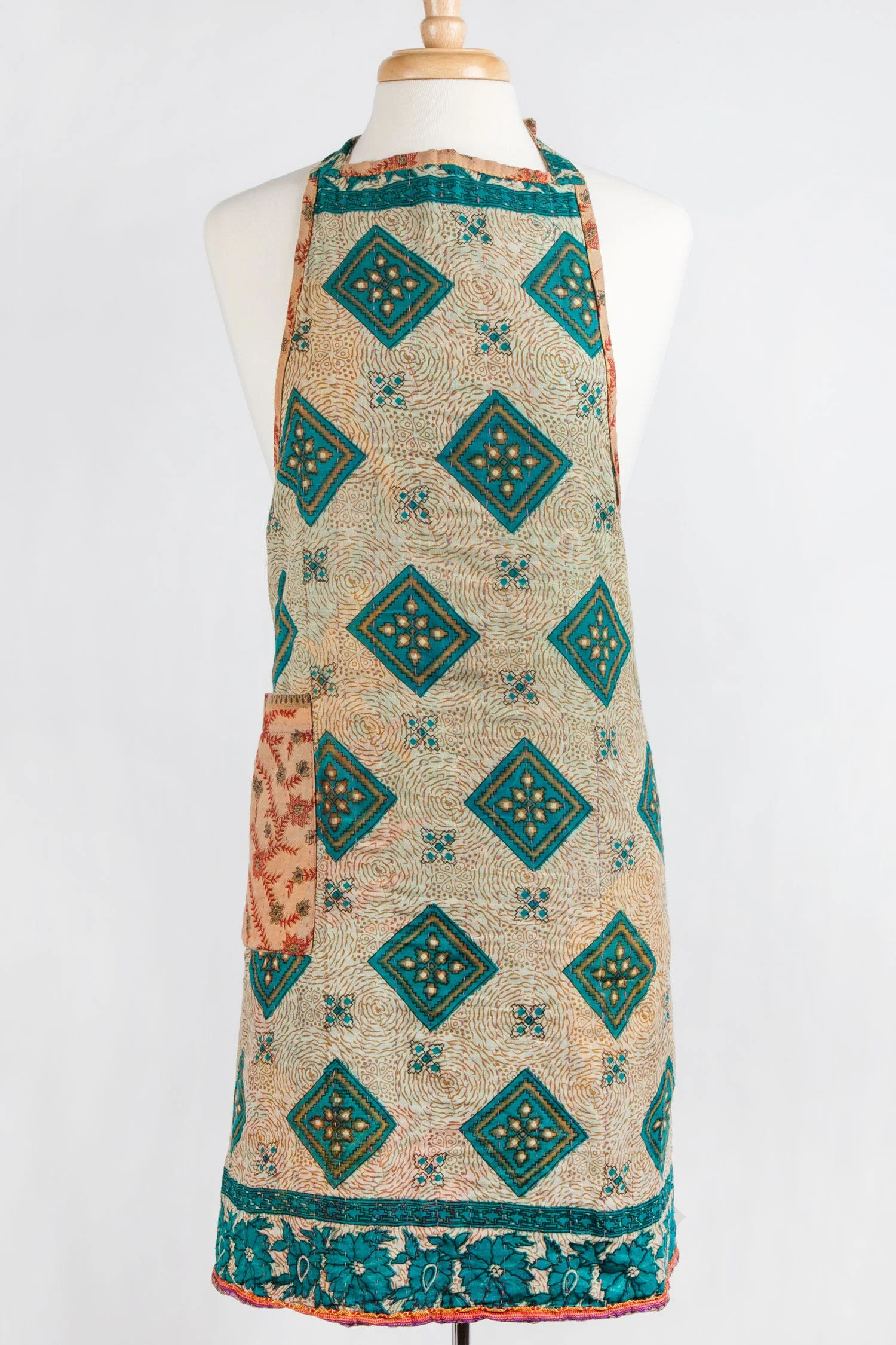 Upcycled Sari Apron - Image 6