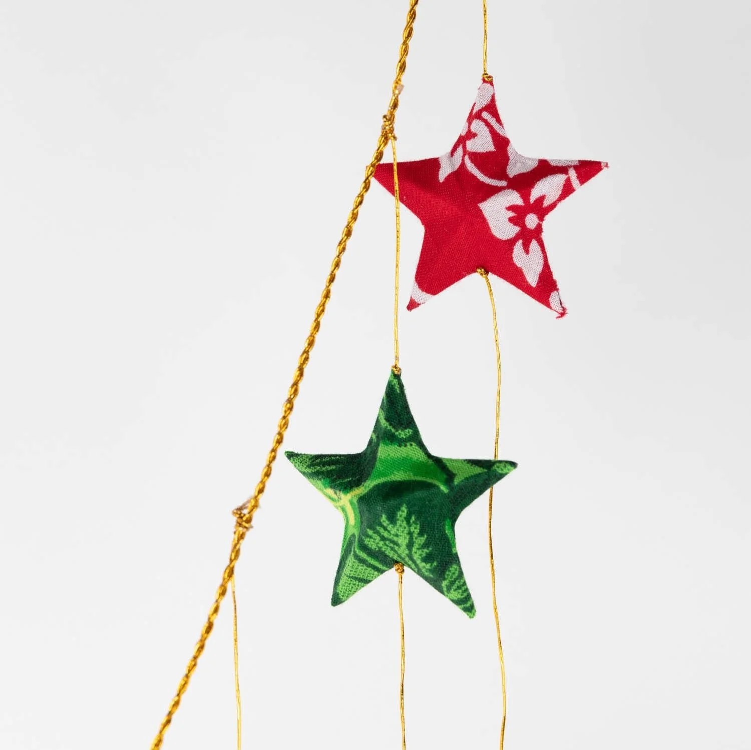 Upcycled Sari Star Valance - Image 3