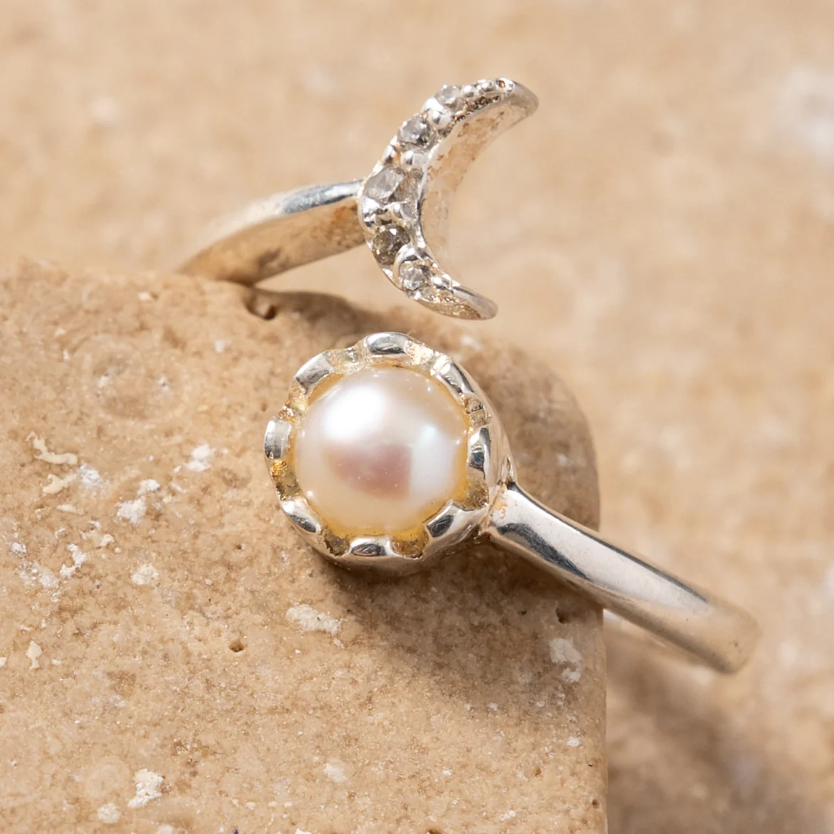 Vidula Sun & Moon Ring - Image 2