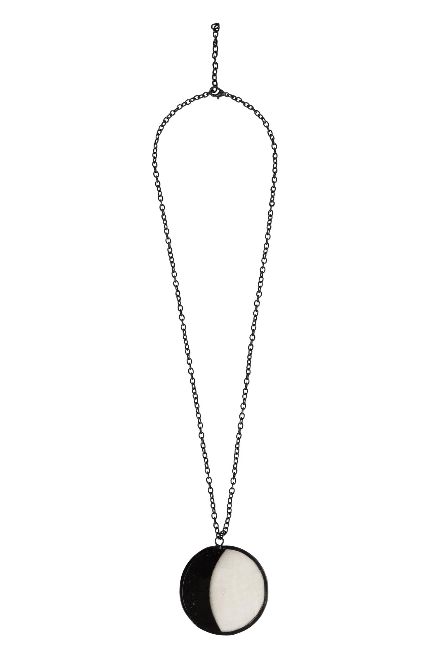 Waxing Moon Capiz Necklace - Image 3