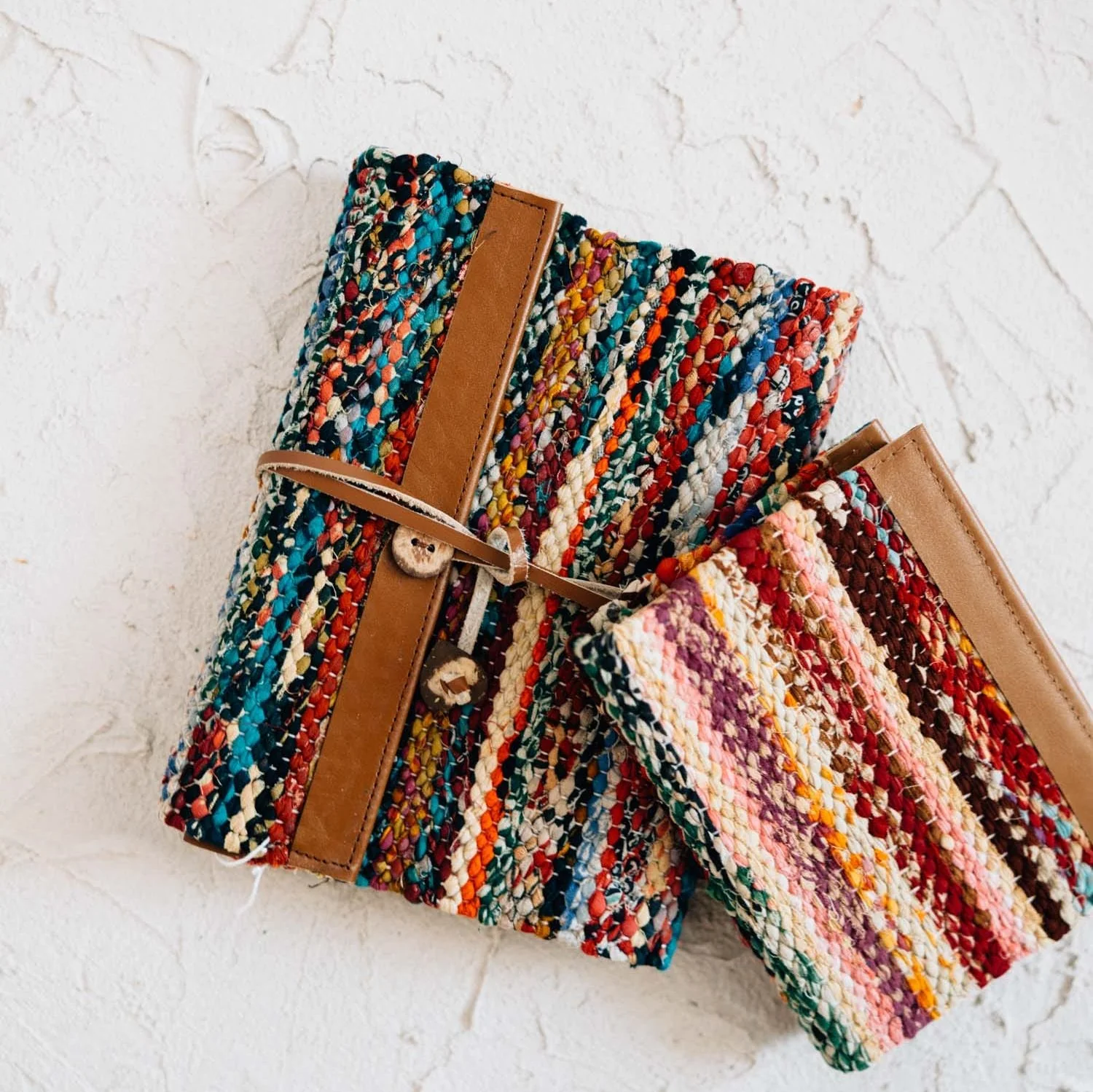 Woven Recycled Sari Journal - Image 4